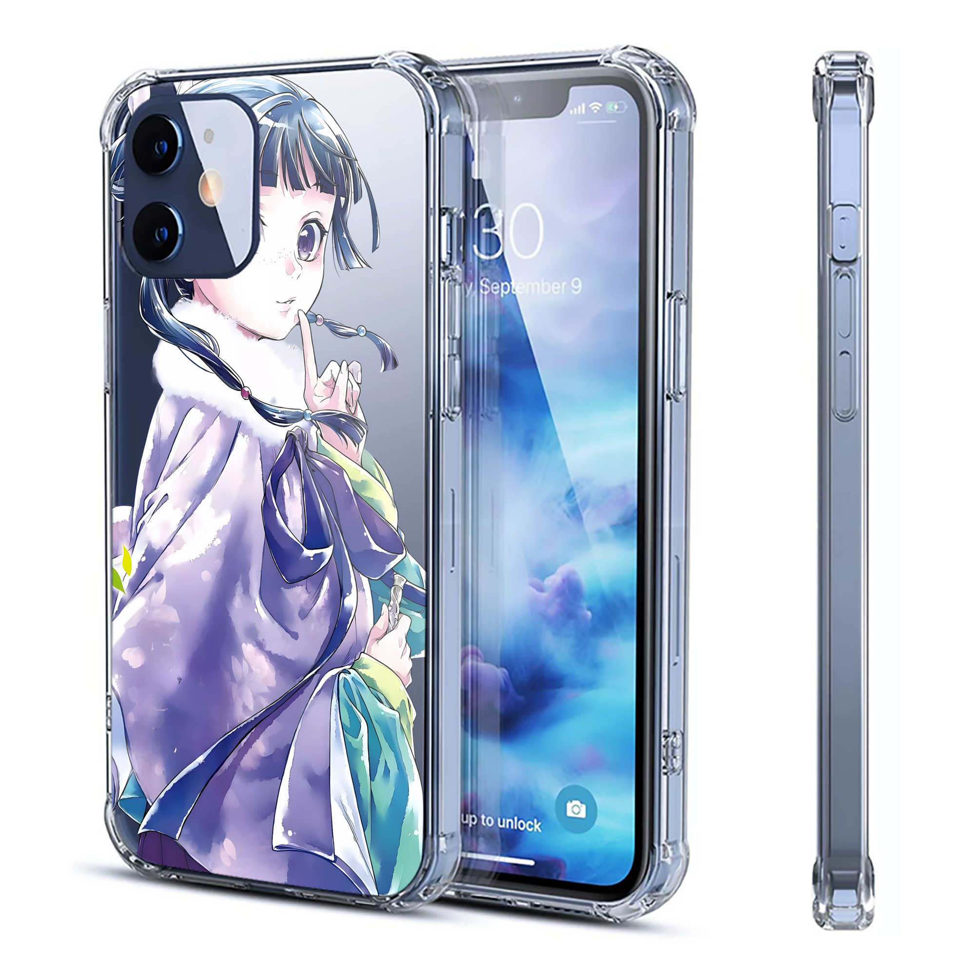 （画像用） 薬屋のひとりごと The Apothecary Diaries 【iPhone 12シリーズ対応】透明スマホケース（クリアソフトケース）